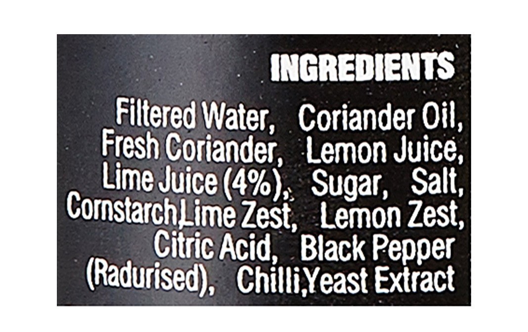 Ina Paarman's Lime & Coriander Sauce Reduced Oil   Glass Bottle  300 millilitre